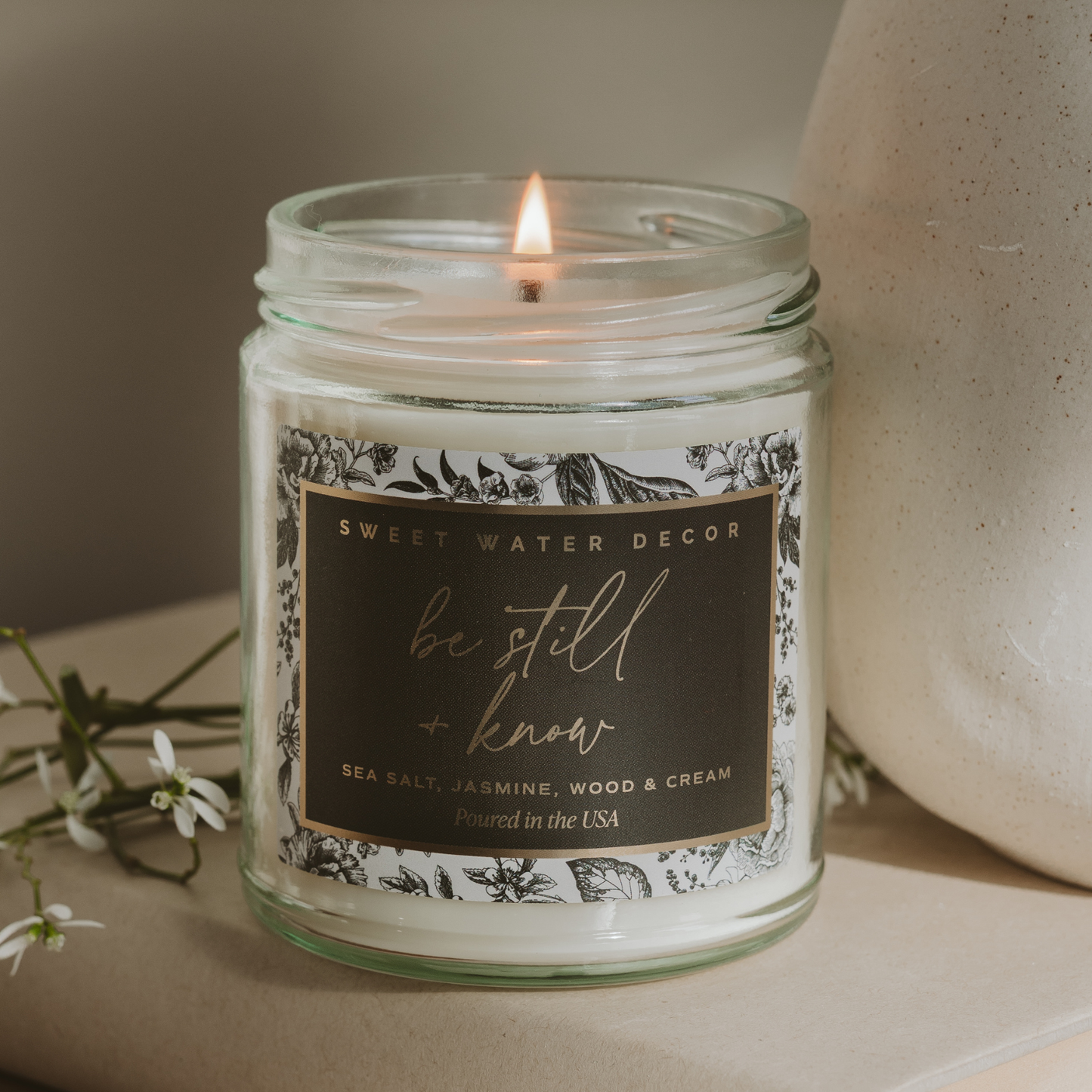 *NEW* Be Still and Know 9 oz Soy Candle - Home Decor & Gifts