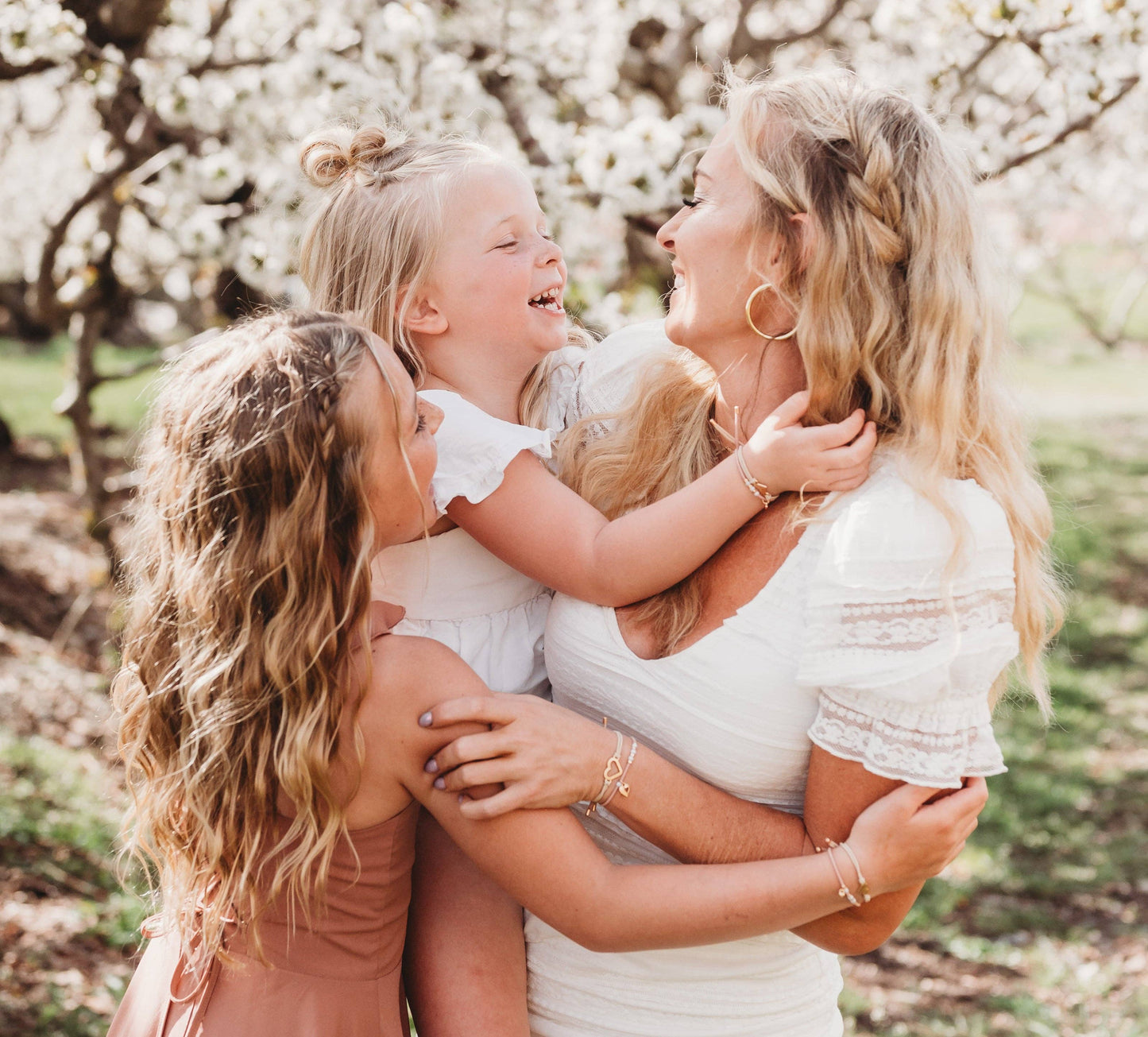 "Mother/Daughter"  Hair Tie Bracelets