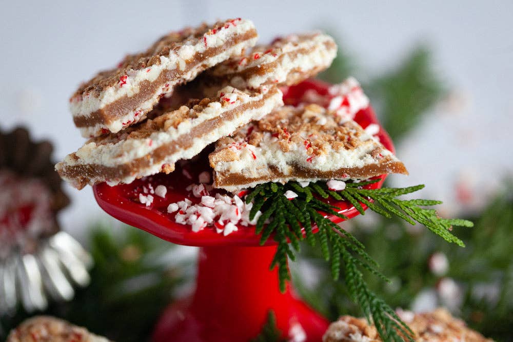 Peppermint White Toffee