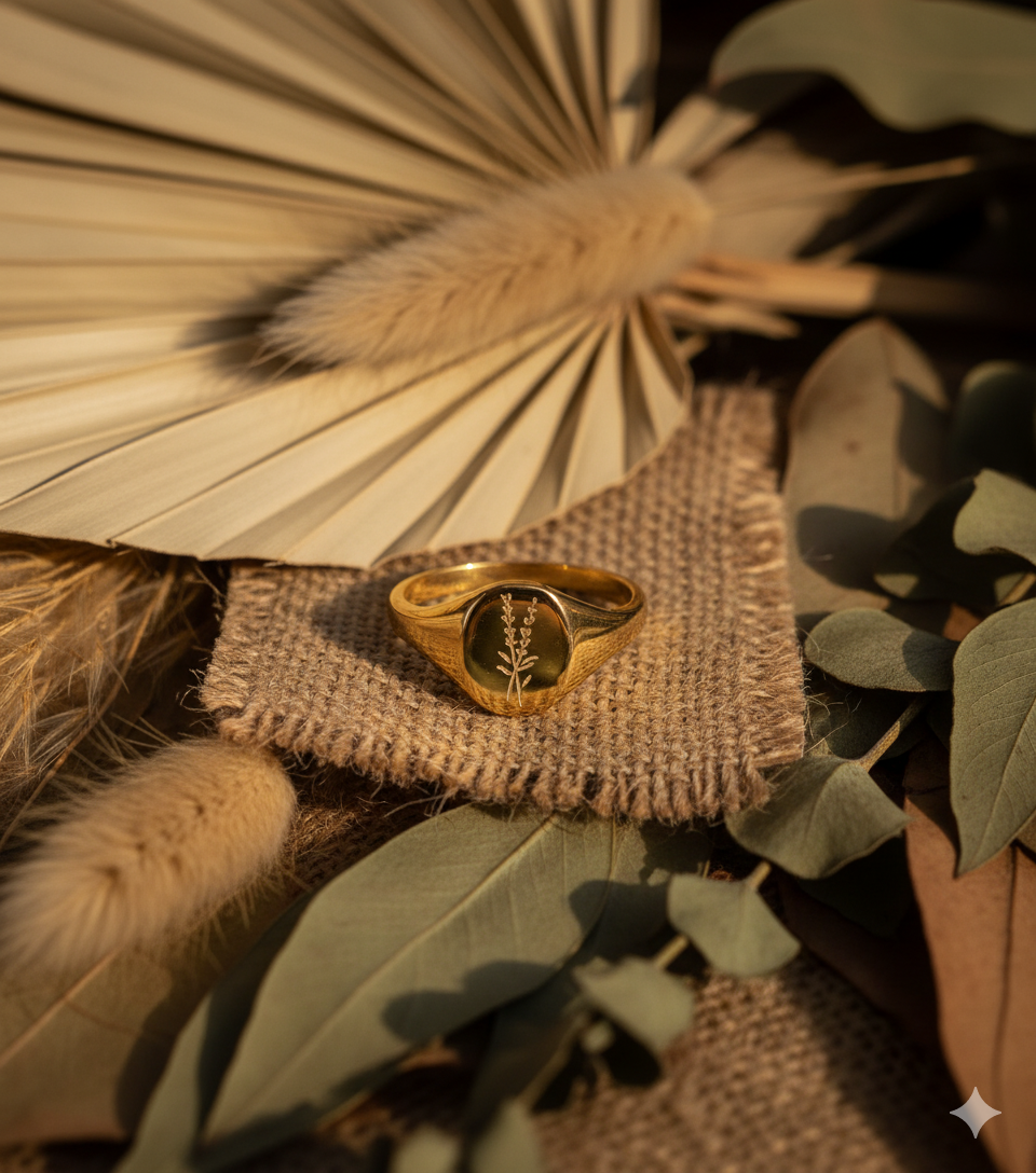 Lavender Gold Ring