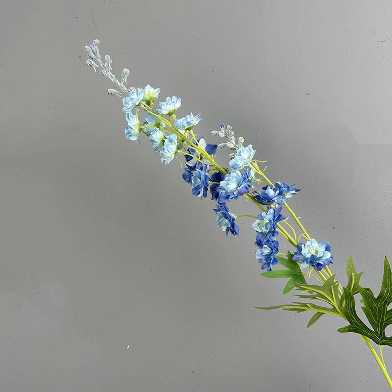 33''T Silk Delphinium Flower Stem, Srping/Summer Decorations