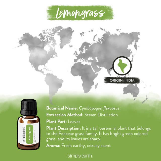 Lemongrass Essential Oil 15ml