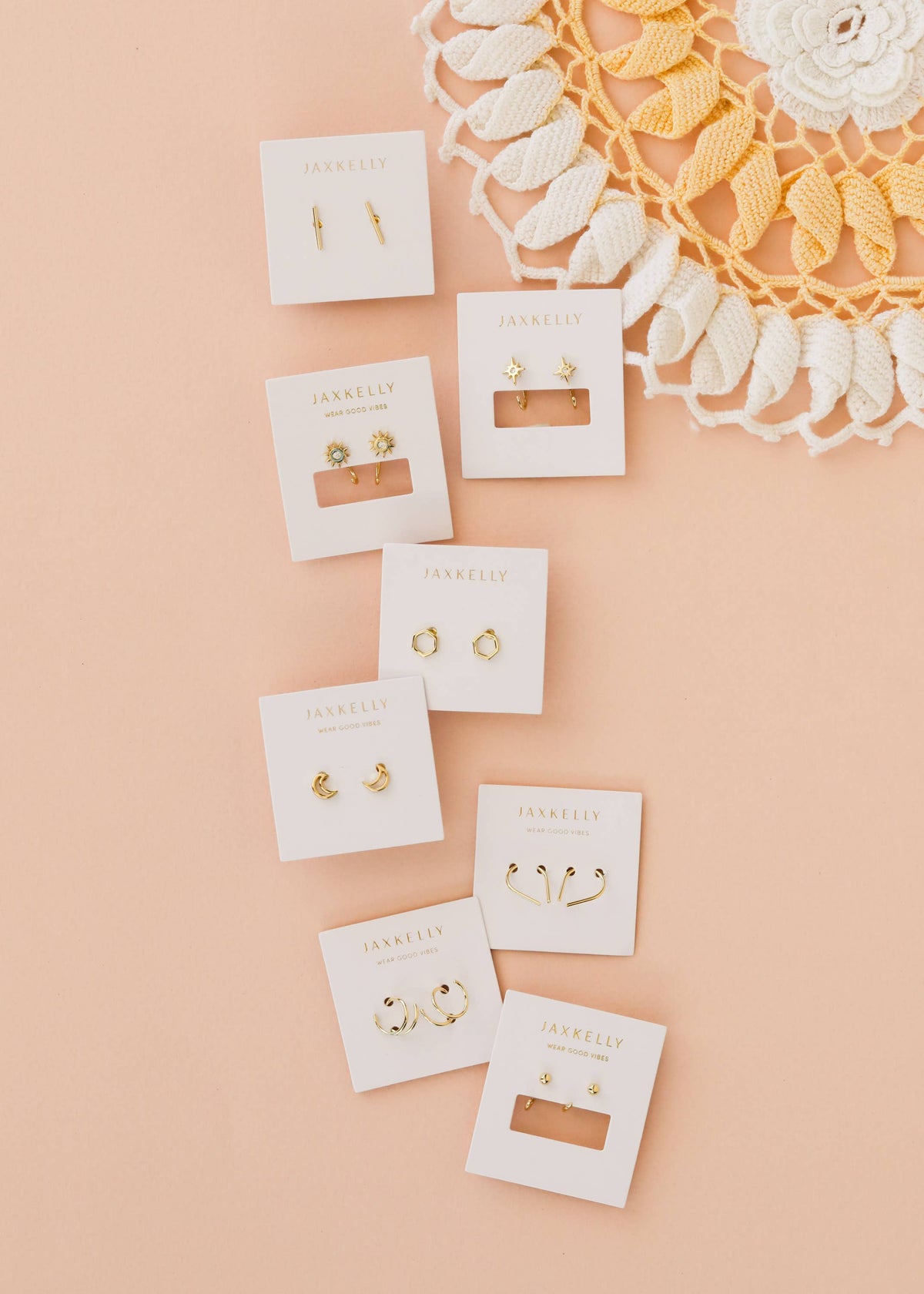 Minimalist - Bar - Gold Earrings