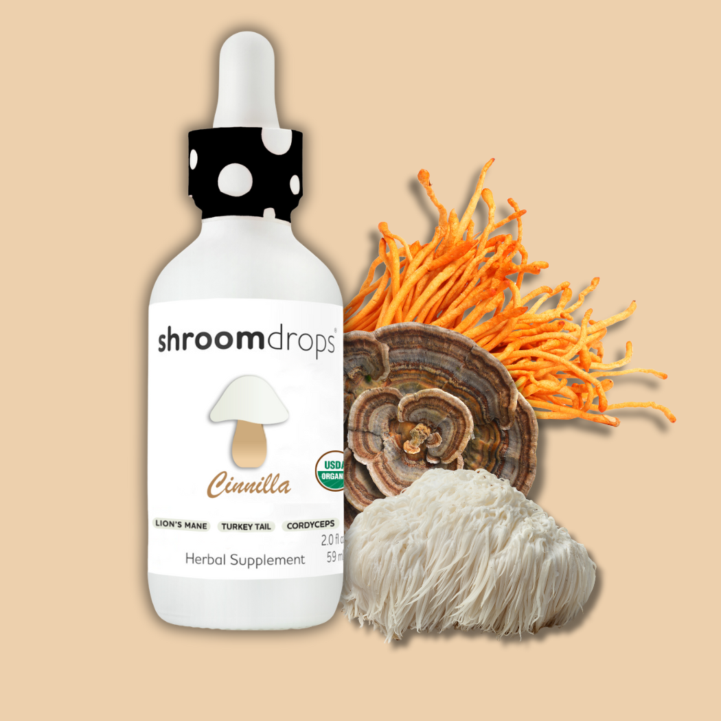Organic Multi-Mushroom Tincture | Focus | Energy | Immunity