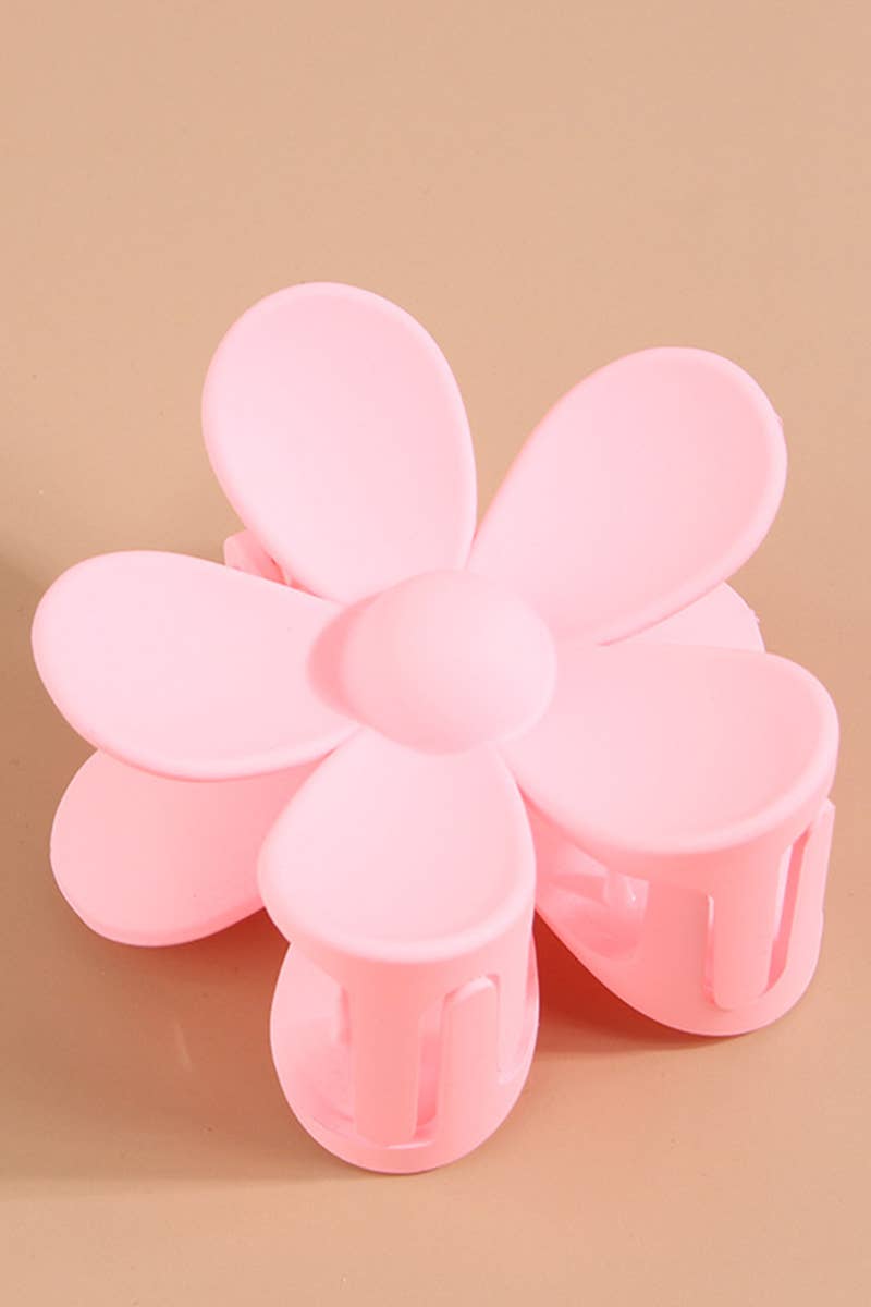 MATTE CUTE FLOWER HAIR CLAW CLIP_CWAHA0089