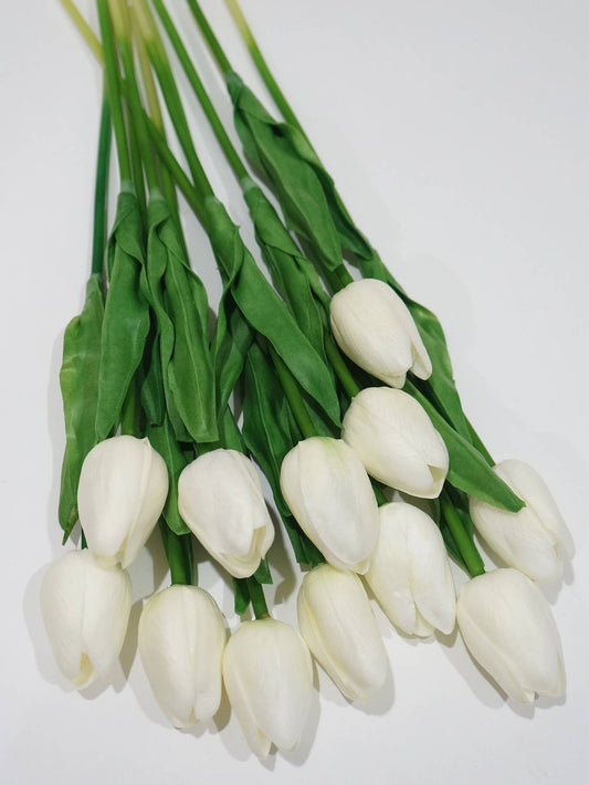 Latex Real Touch Tulips Spring Home Wedding Flower Set of 10