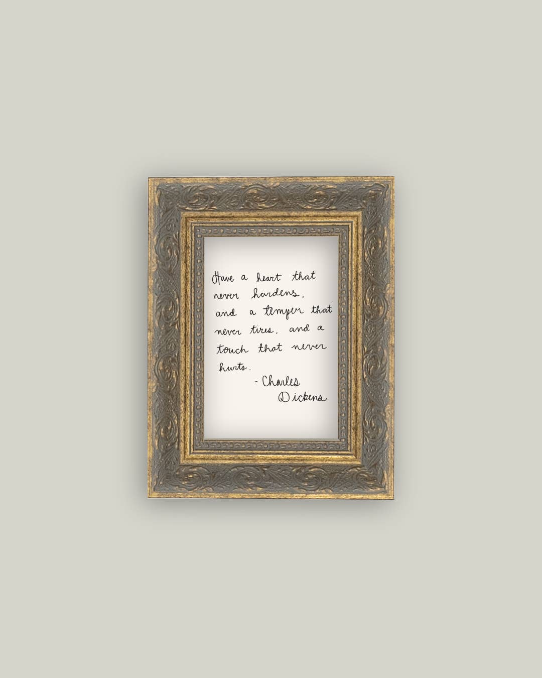 Have A Heart Framed Antique Print