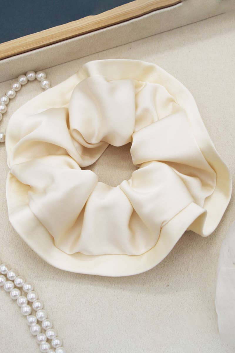 MALIST  SENSE SILK SOLID COLOR SCRUNCHIE_CWAHA0179