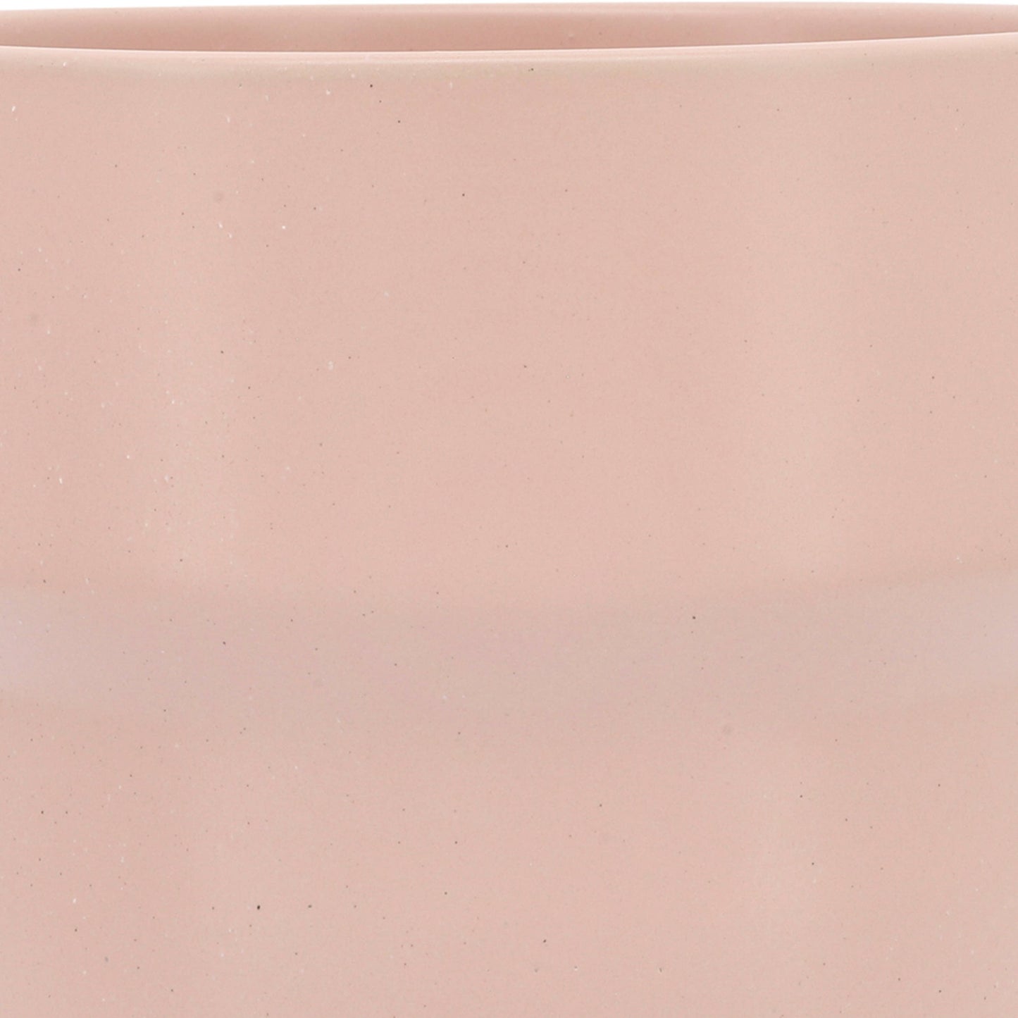 Planters Set of 3 - Pink Ceramic Round Mushroom, 7/9/10 in.
