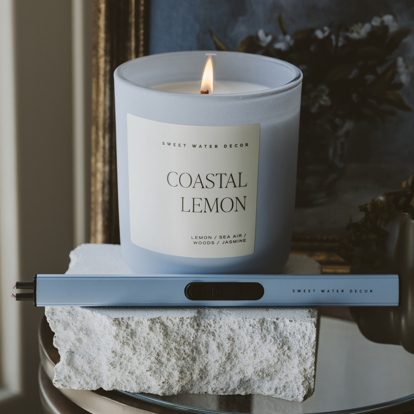 *NEW* Light Blue Rechargeable Electric Lighter - Home Decor
