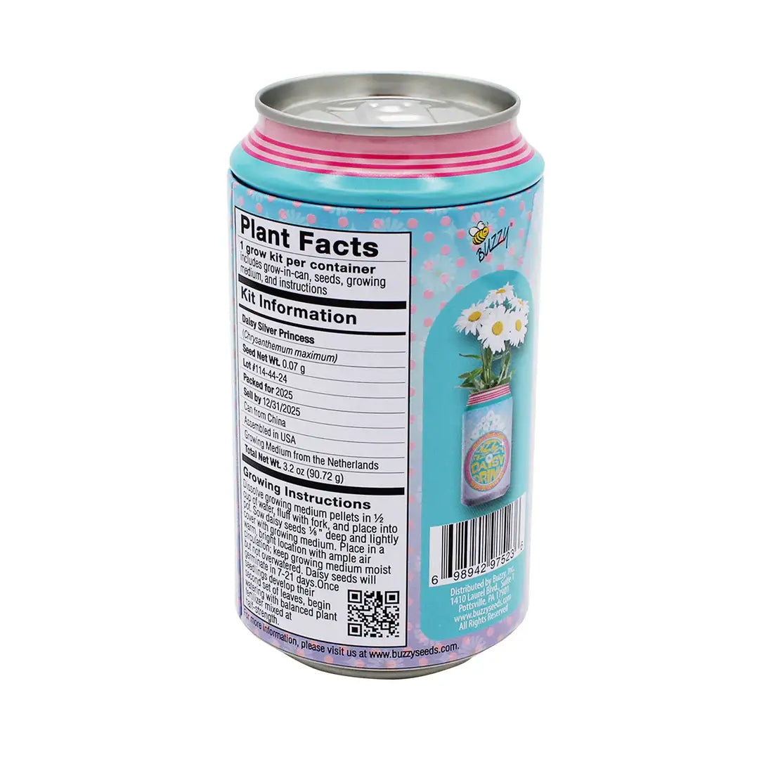 Daisy Grow Kit | Soda Can Planter | Indoor Gardening Kit 