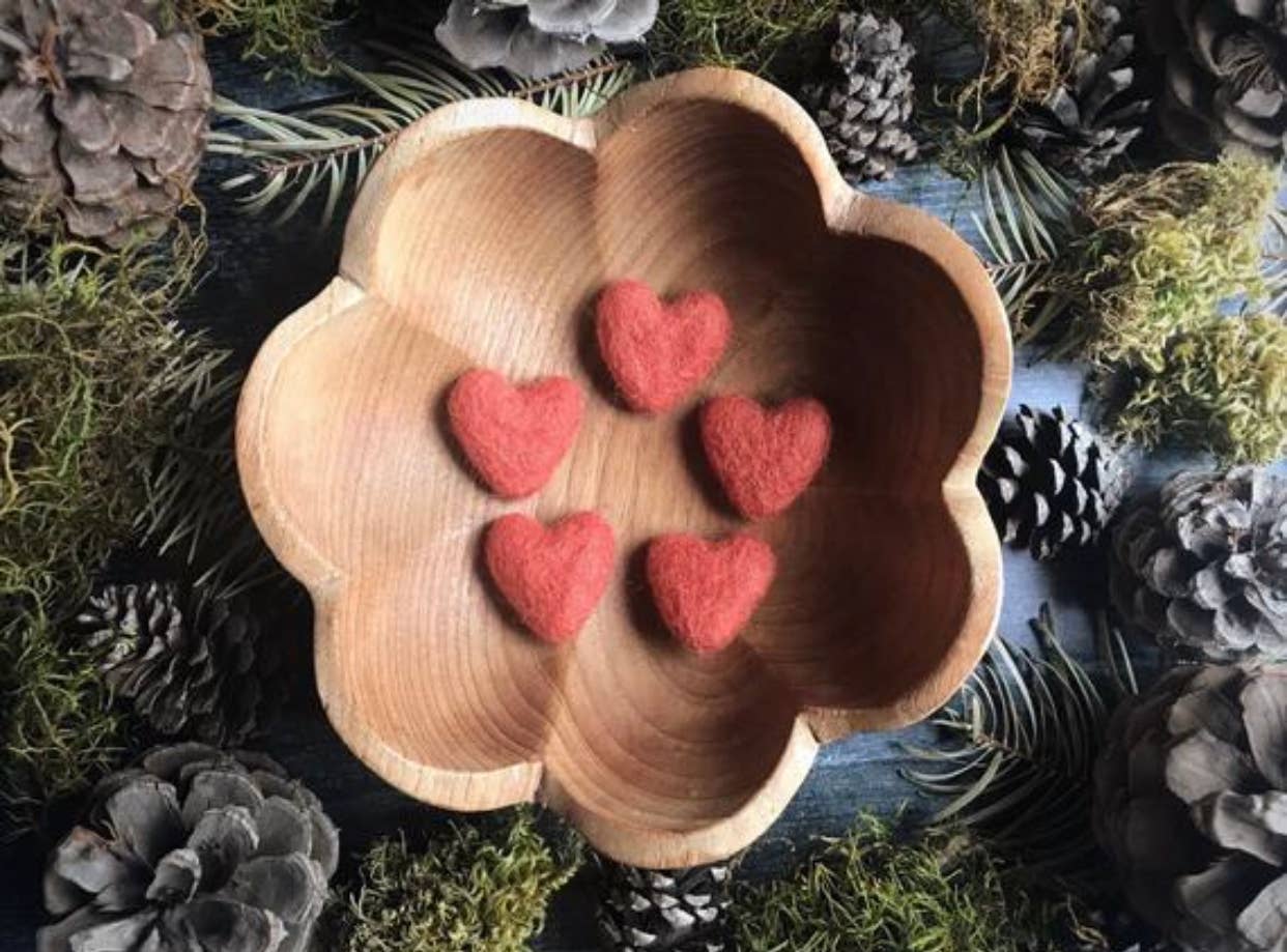 Felted Wool Heart