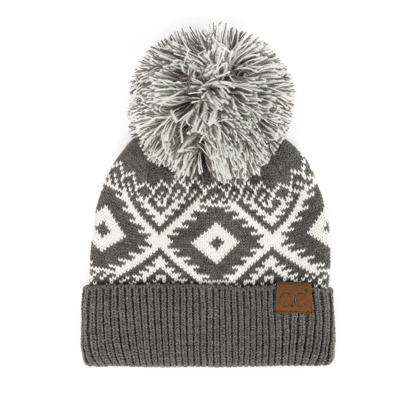 CC Aztec Print Beanie ( HAT-4017 )