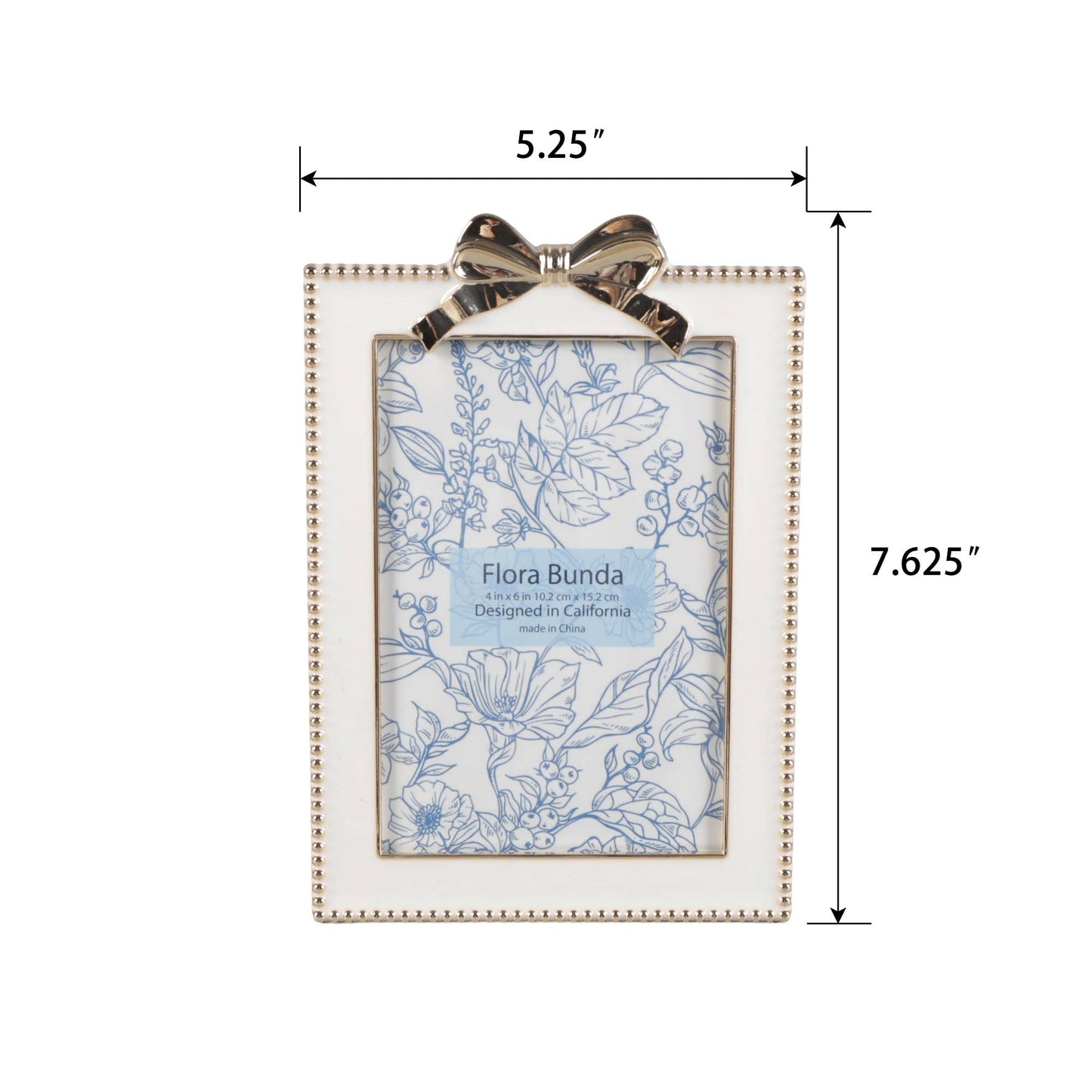 4x6 Pink Zinc Alloy Frame