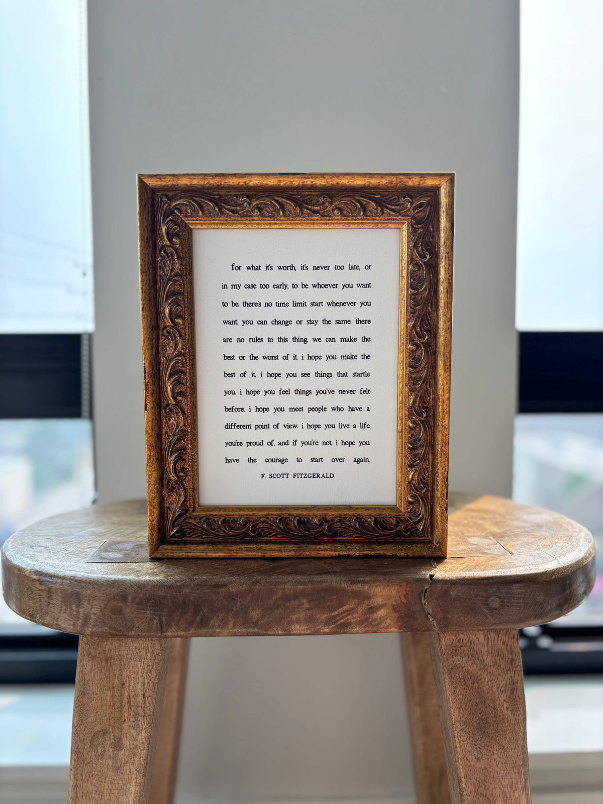 For What It's Worth | Antique Gold Frame