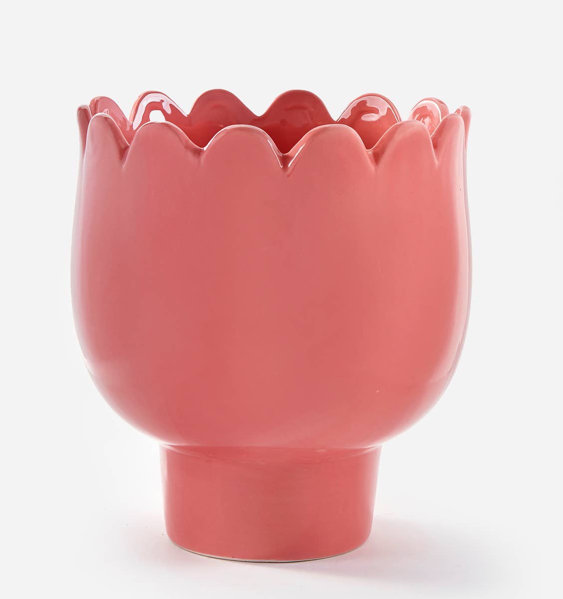 Pink Flower Planter, Dark Pink