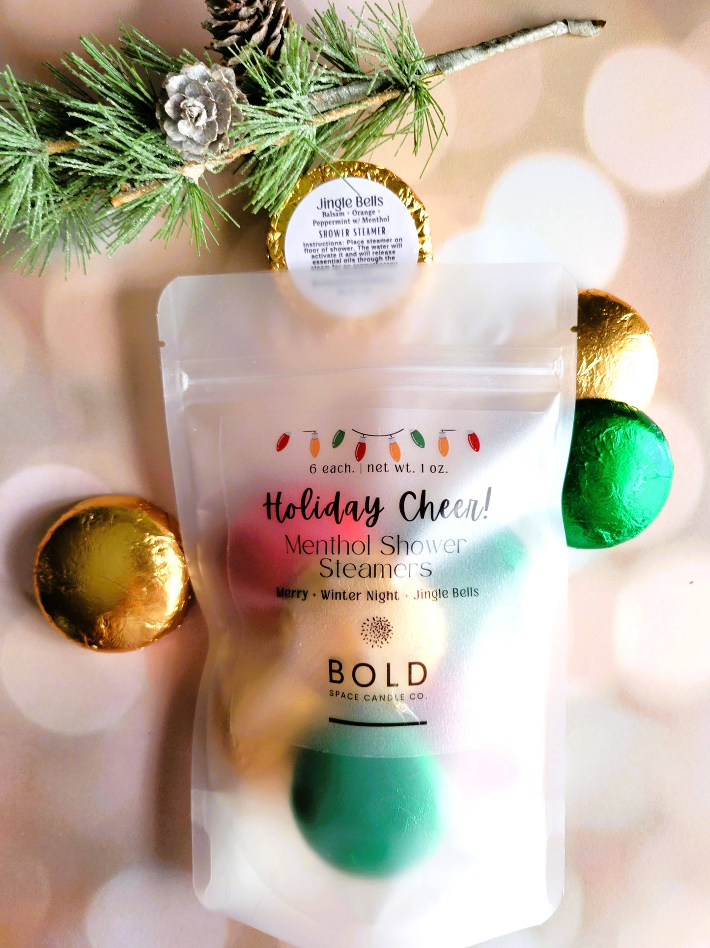 Holiday Shower Steamers –Festive 6 Pack Gift Set 🎁