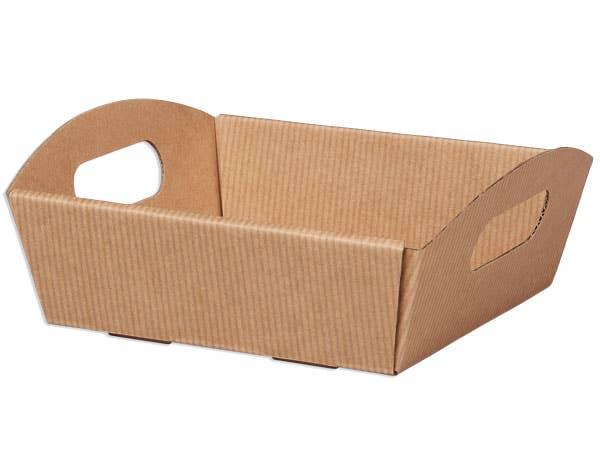 Beveled Shallow Market Tray Containers