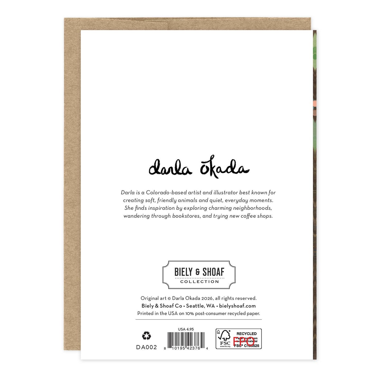 Forest Celebration Birthday Card