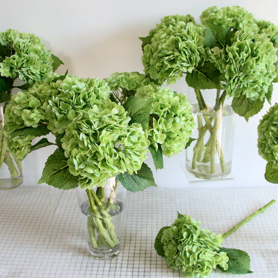 21''T Hydrangea Real Touch Fake Flower, Blooming Hydrangeas
