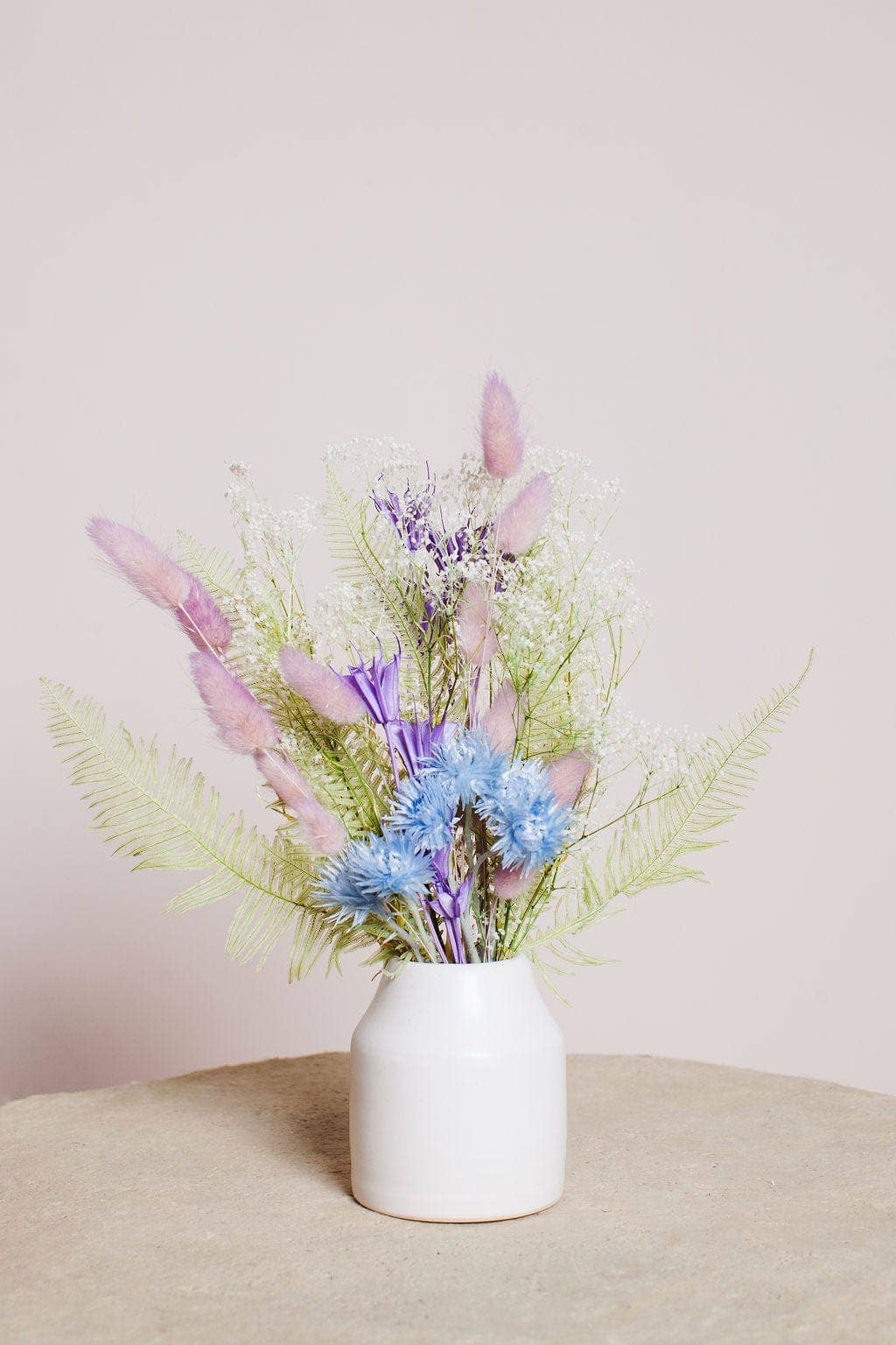 Purple Dried Flower Mini Bouquet