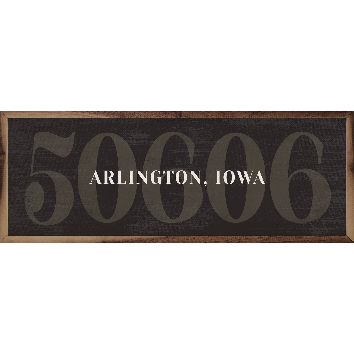 Personalized Zip City State Overlay