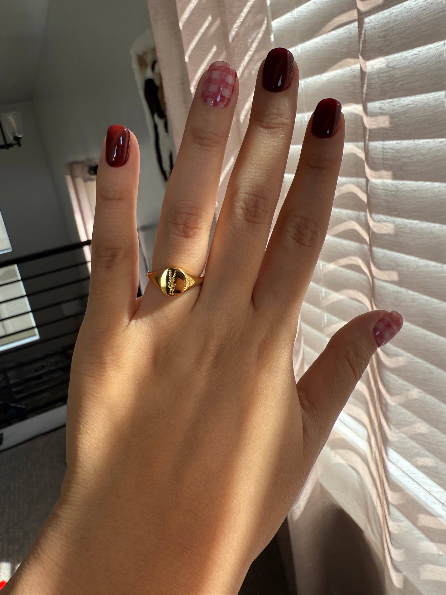 Lavender Gold Ring