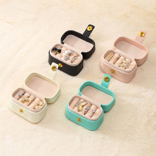 SOLID COLOR PORTABLE EARRING STORAGE BOX_CWMM1686