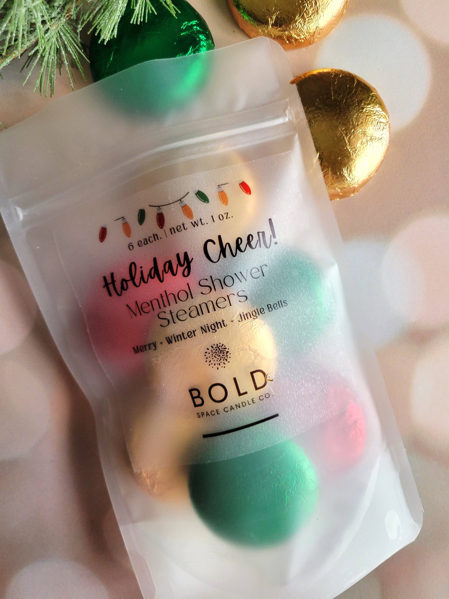 Holiday Shower Steamers –Festive 6 Pack Gift Set 🎁