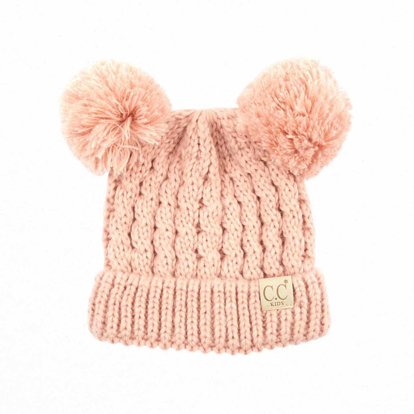 CC Kids Double Pom Beanie KIDS-24 HAT-60
