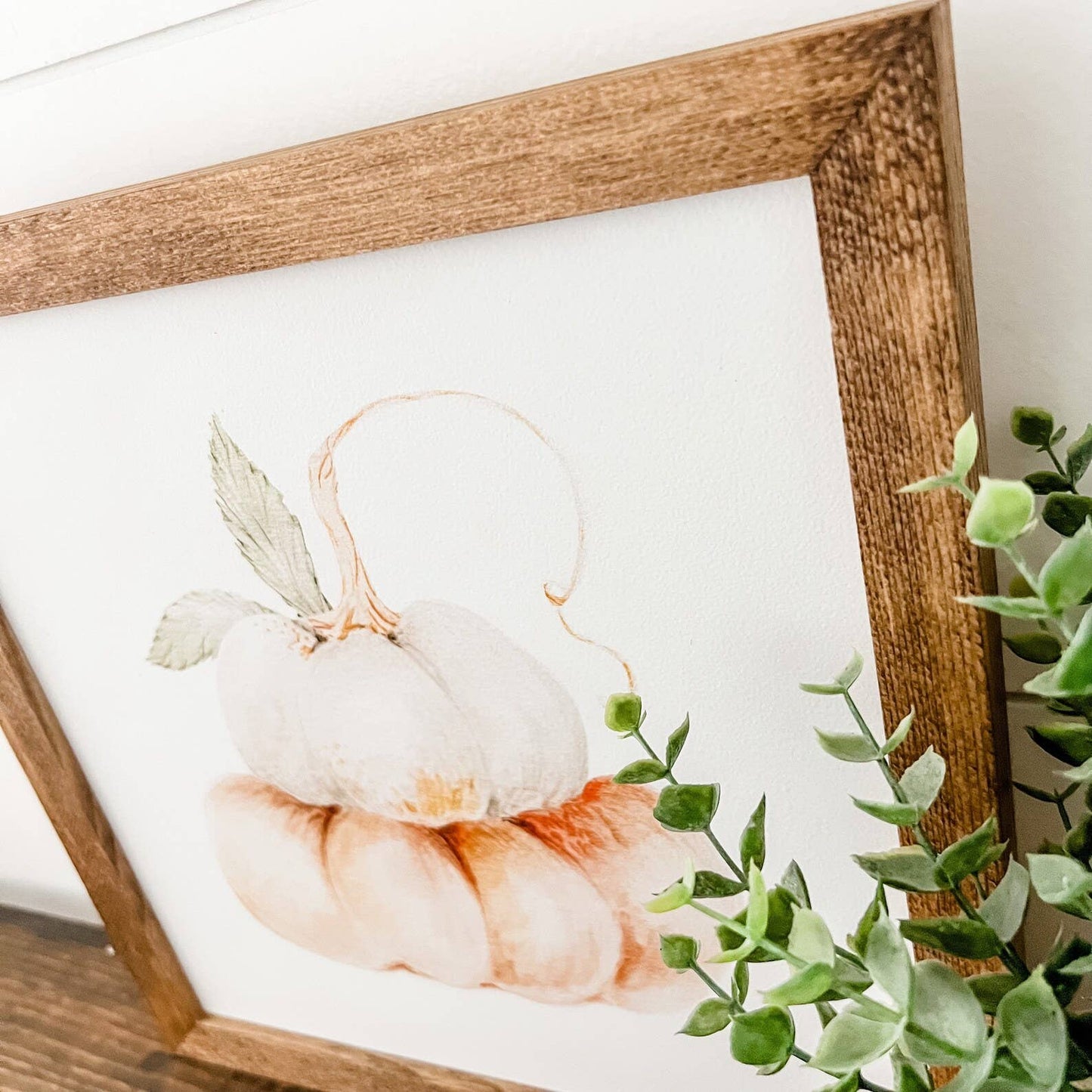 Stacked Pumpkins Fall Sign