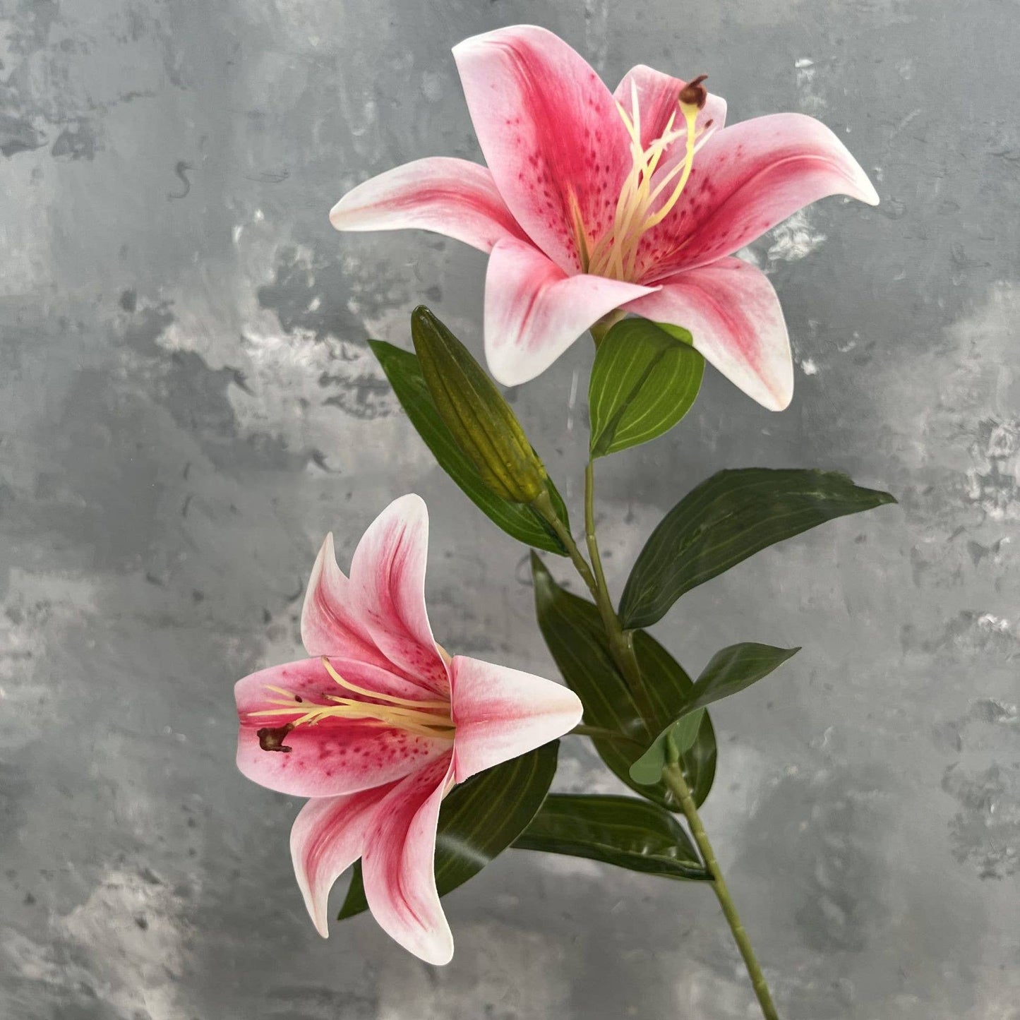 23''T Faux Nature Touch Lily Flower Stem, Autumn Lilies
