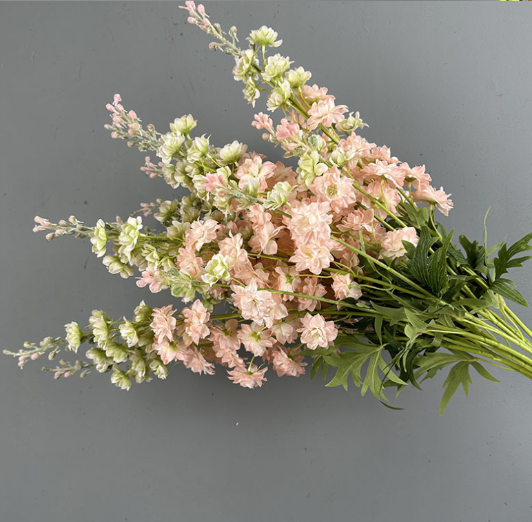 33''T Silk Delphinium Flower Stem, Srping/Summer Decorations