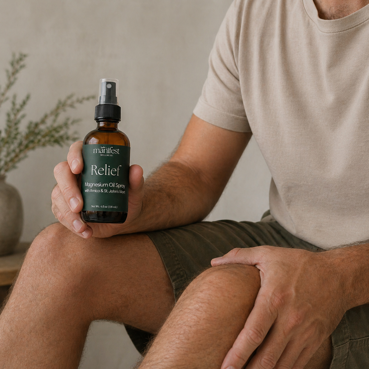 Magnesium Relief Spray Infused with Arnica + St John's Wort