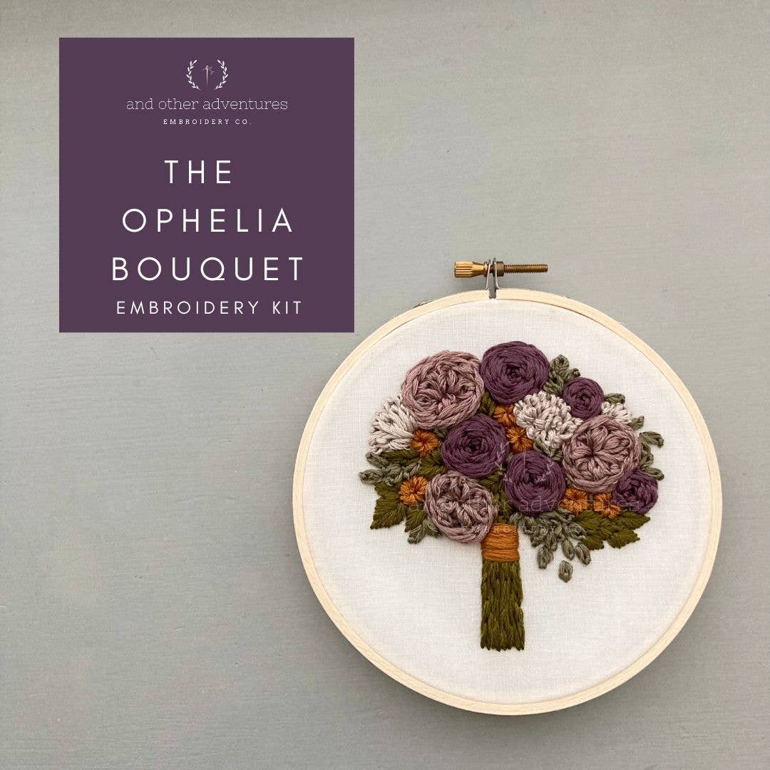 Hand Embroidery Kit - The Ophelia Bouquet