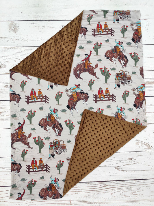 Baby Western Rodeo Blanket