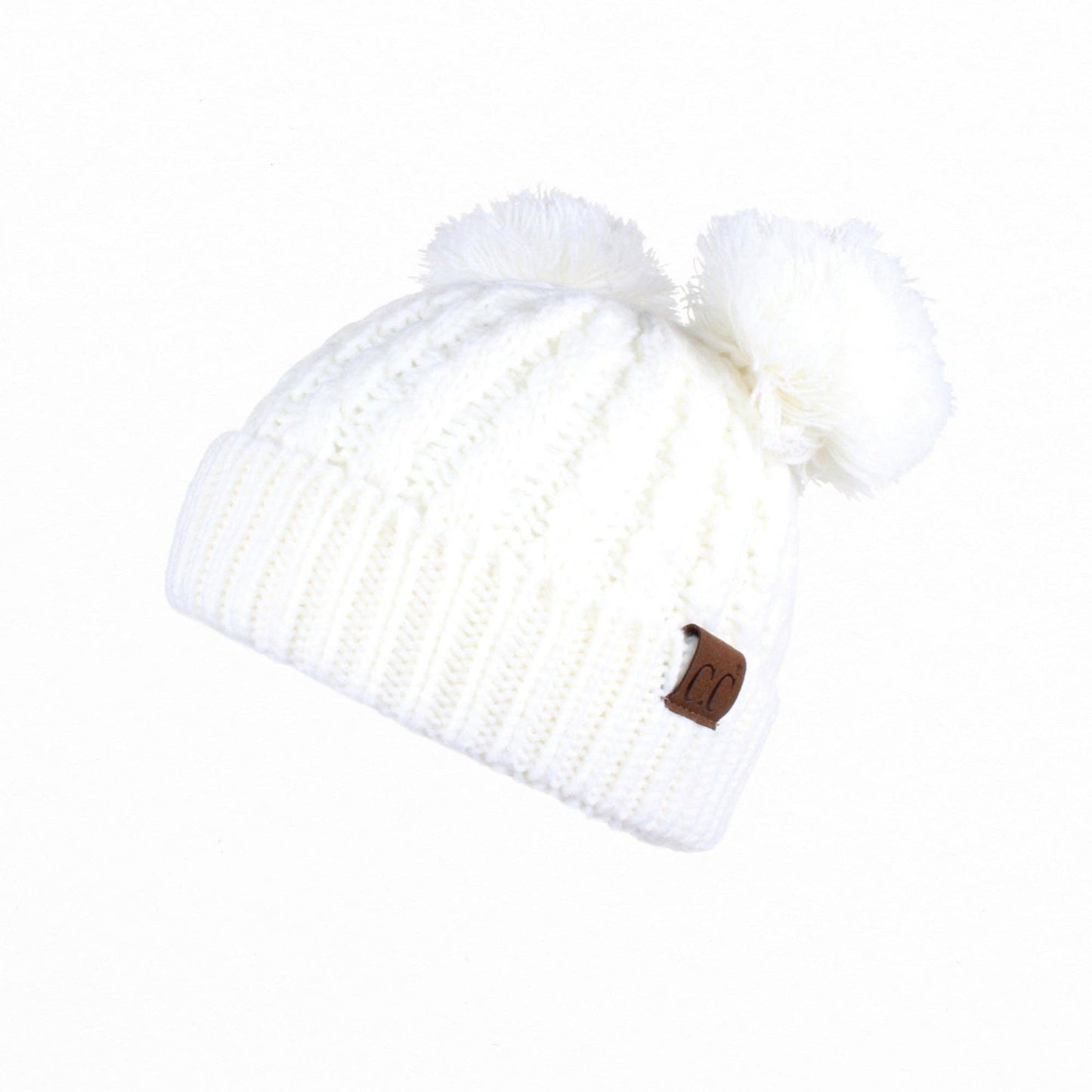 CC Kids Double Pom Beanie KIDS-24 HAT-60