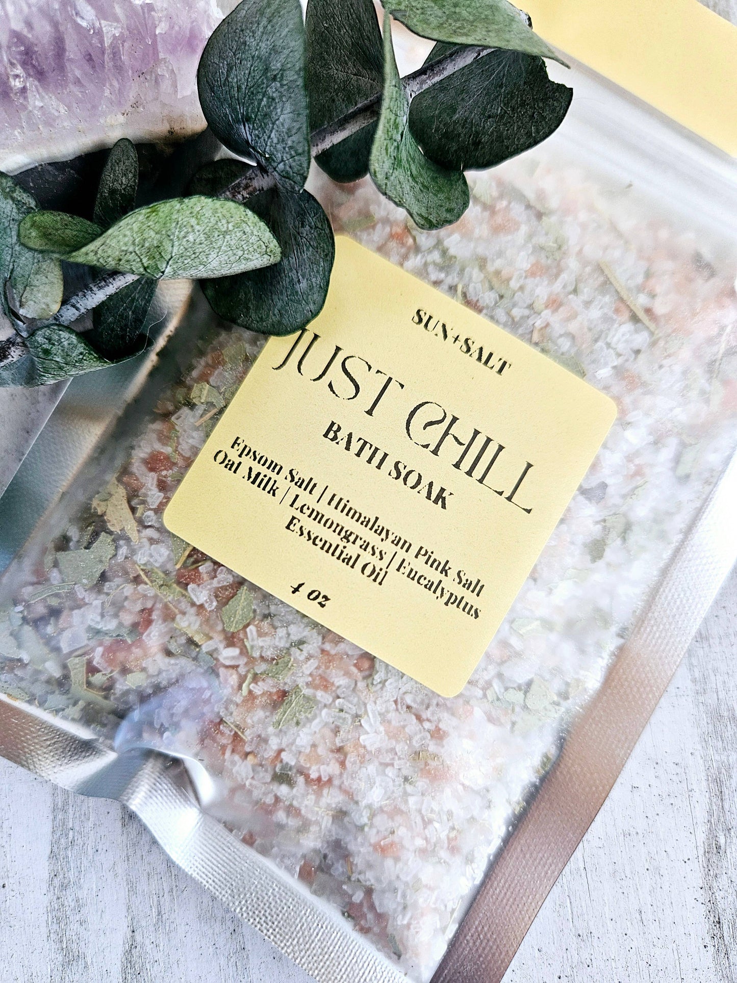 Just Chill Bath Soak - Bath Salts - Single Use - Easter