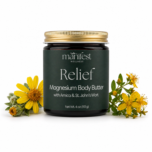 Magnesium Relief Butter Infused with Arnica + St John's Wort