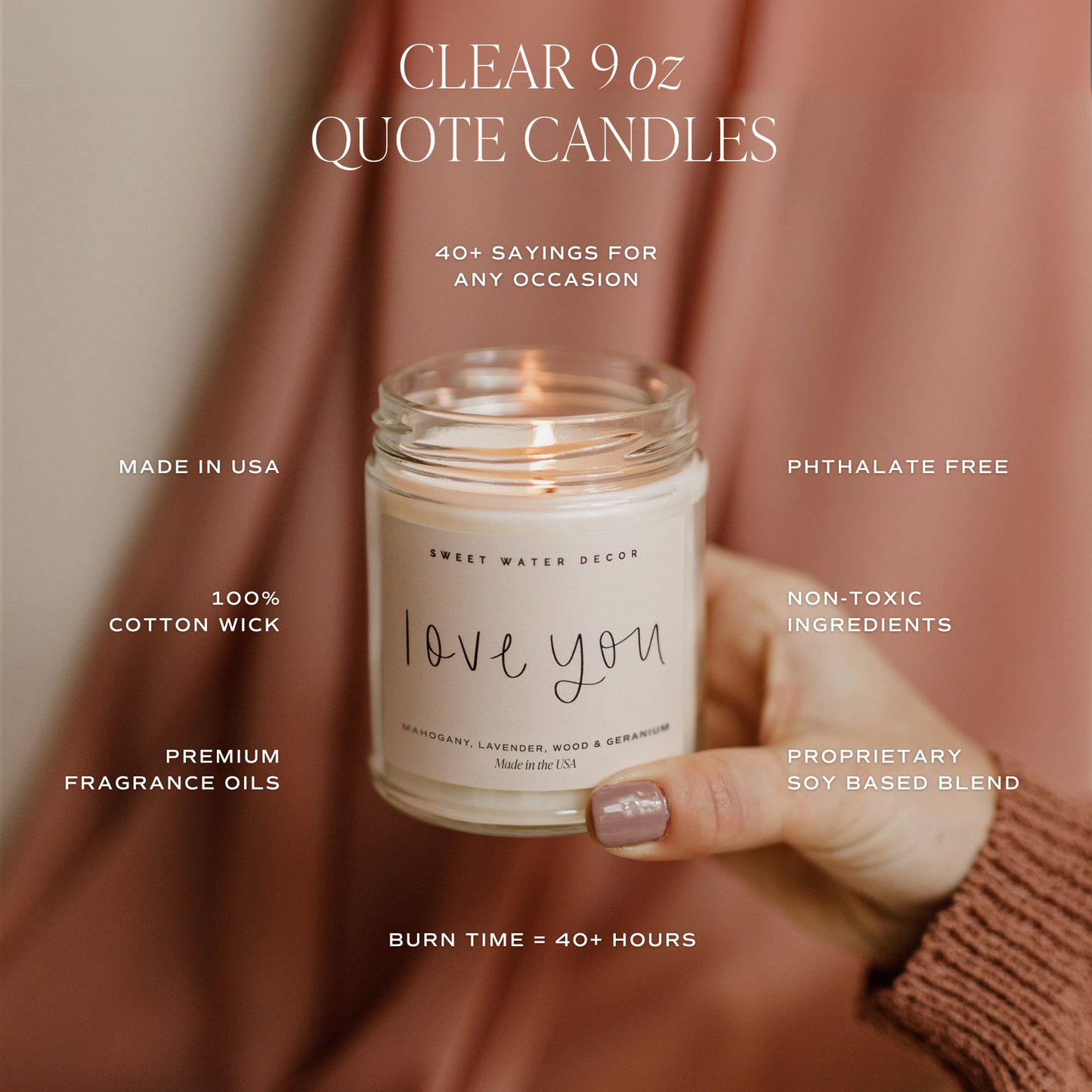 Boss Lady 9 oz Soy Candle - Home Decor & Gifts