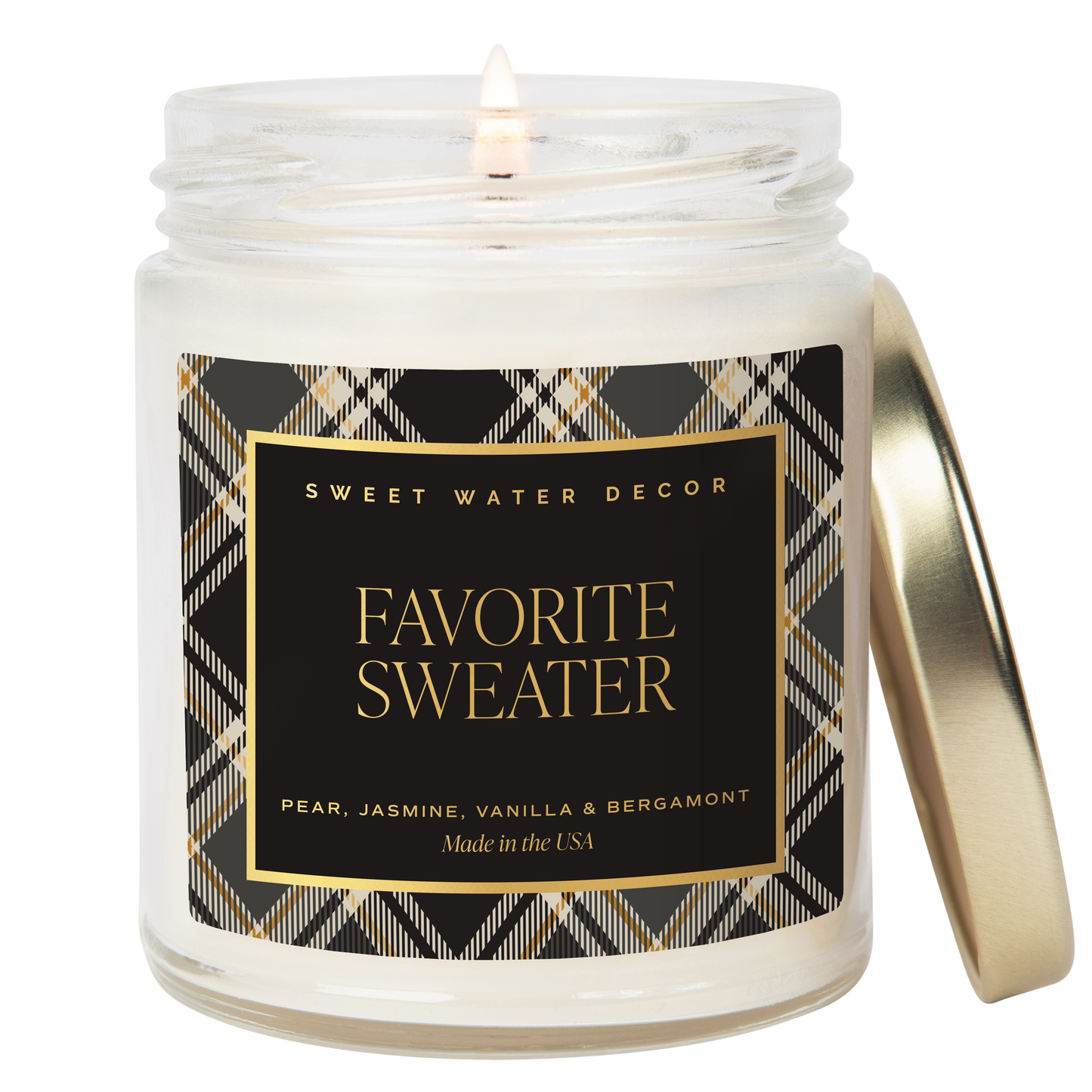 *NEW* Favorite Sweater 9 oz Soy Candle - Fall Decor