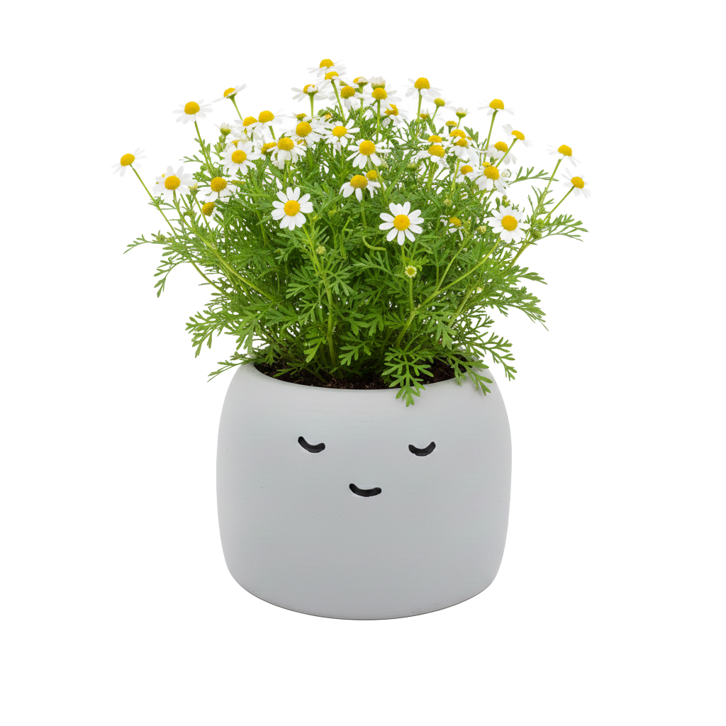 Peaceful Pots 3pk | Indoor Herb & Succulent | Zen Garden