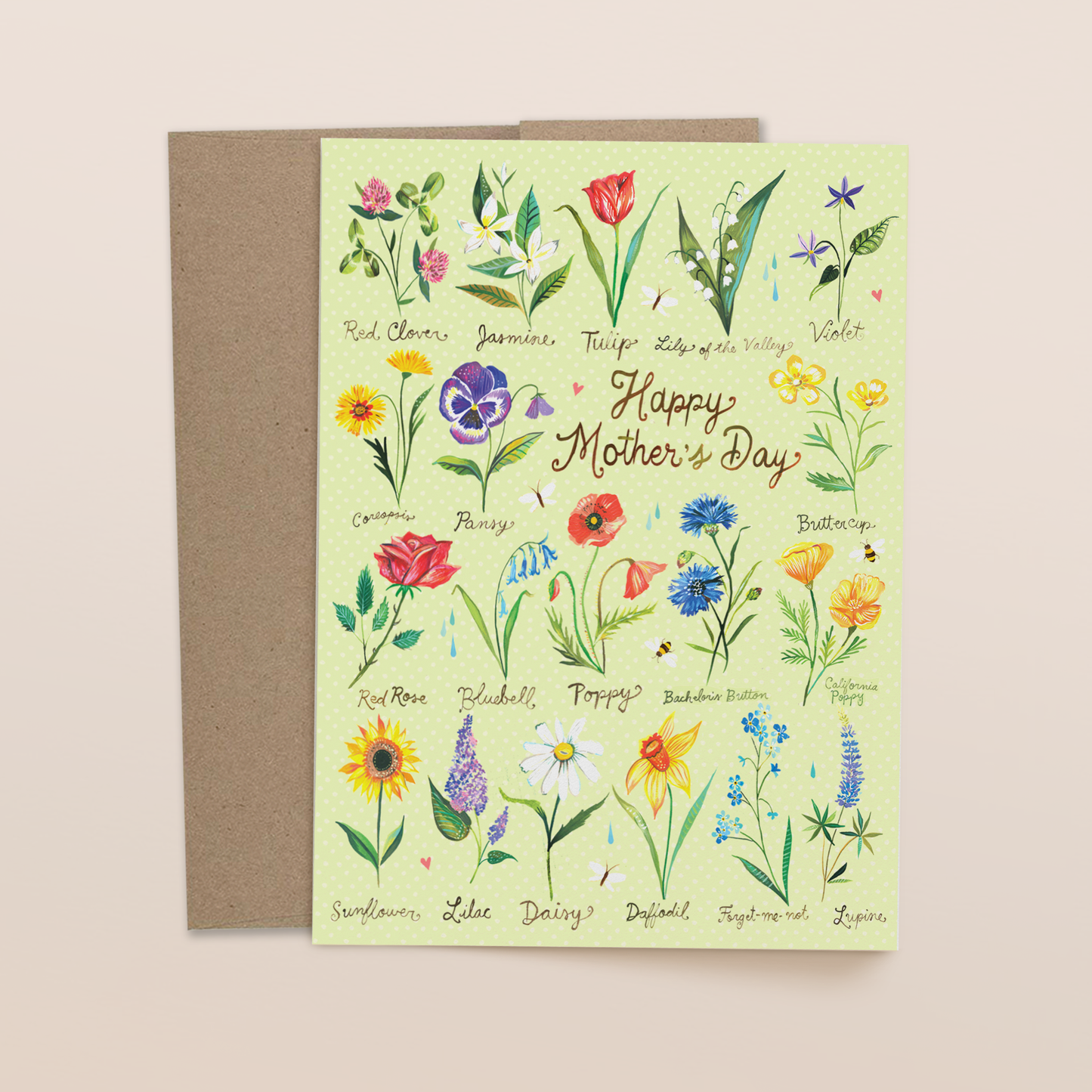 Wildflower Mother's Day Card