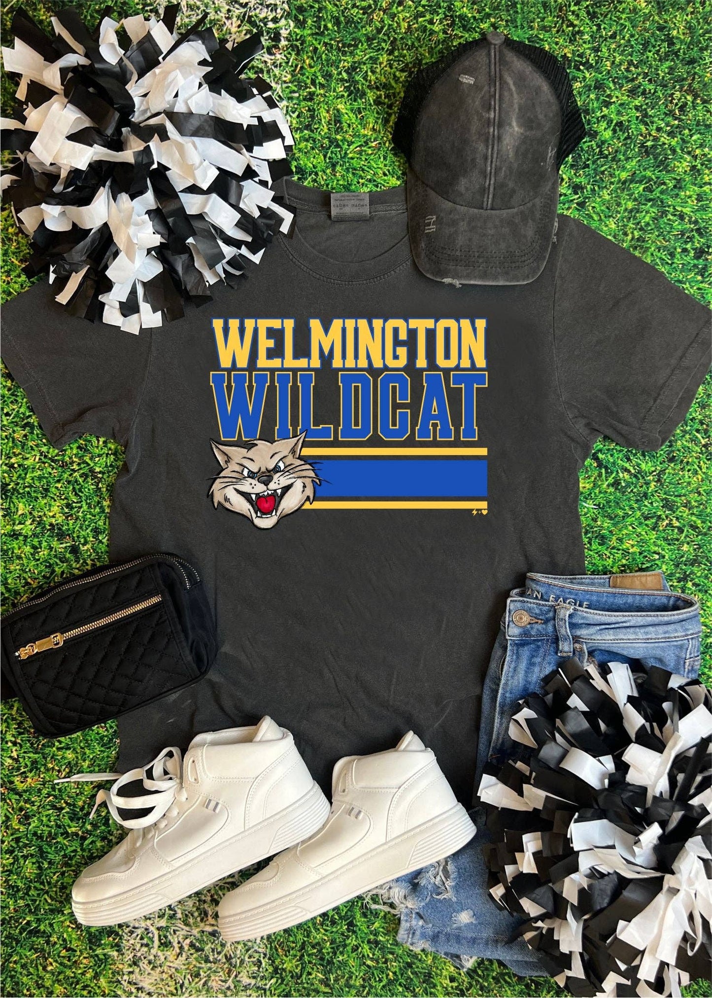 Mascot Stripes Custom Spirit Tee (SPIRIT1206-DTF-TEE)