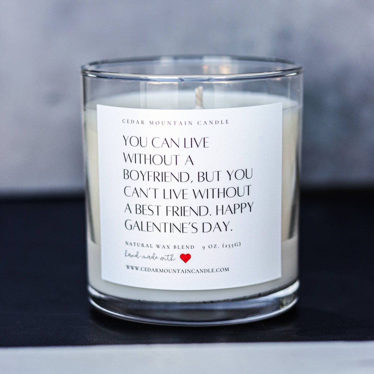 Galentine's Day 9 oz Whiskey Glass Jar Soy Candle