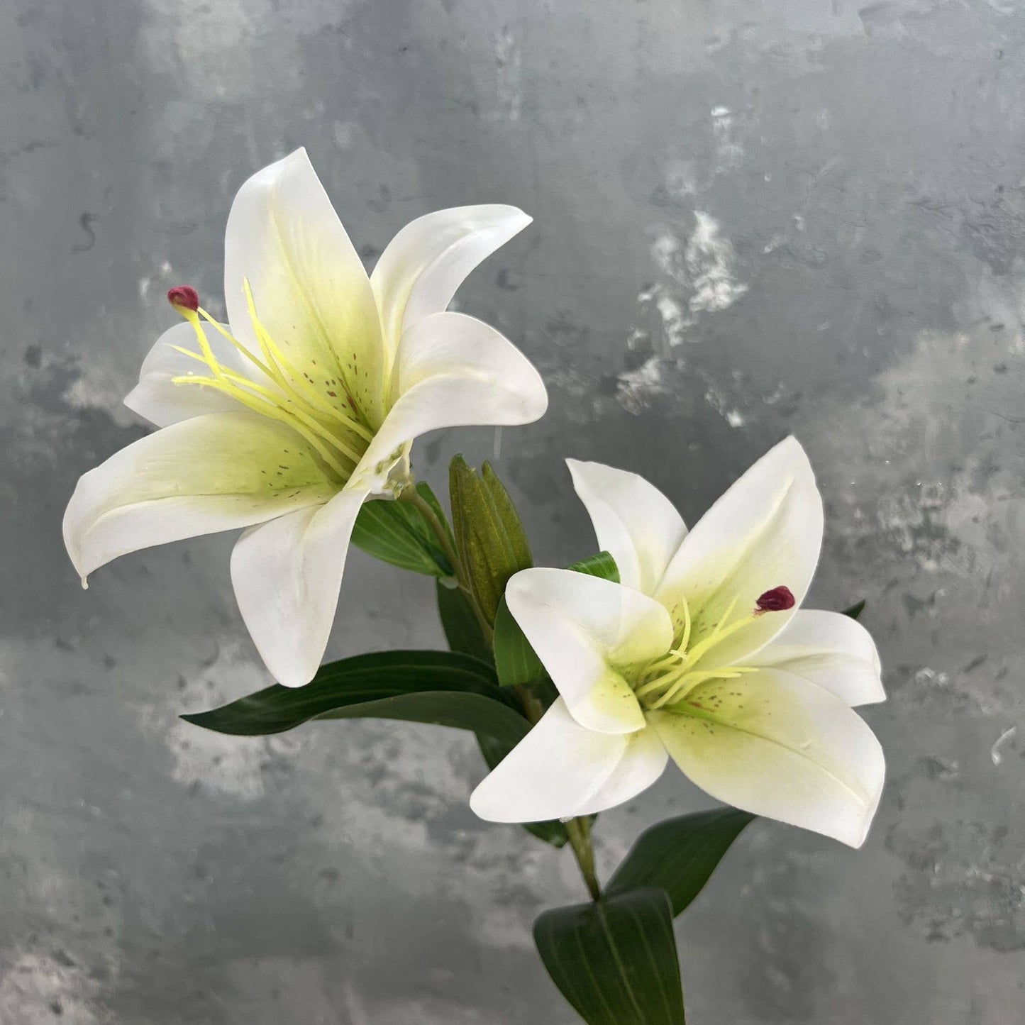 23''T Faux Nature Touch Lily Flower Stem, Autumn Lilies