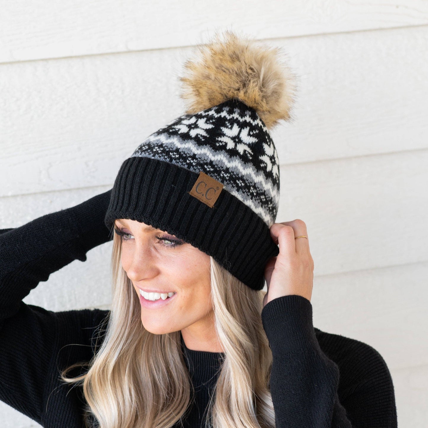 CC Nordic Fair Isle Beanie ( HAT-4029 )