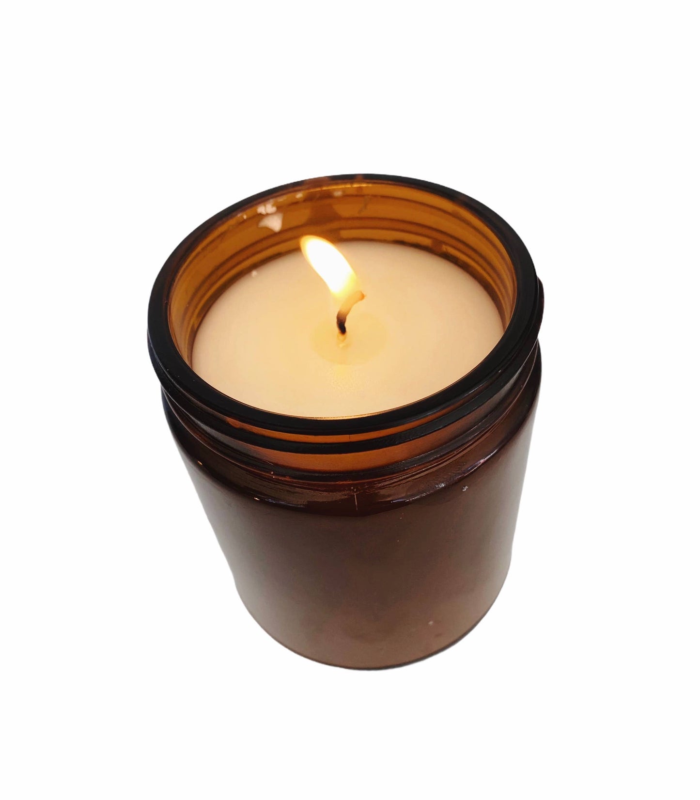 Wild Poppy 8 oz coconut wax amber jar candle