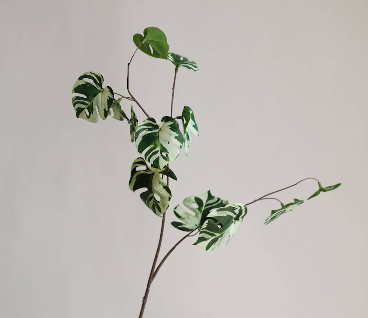 Designer’s Favorite – 27" Soft-Touch Faux Monstera Spray