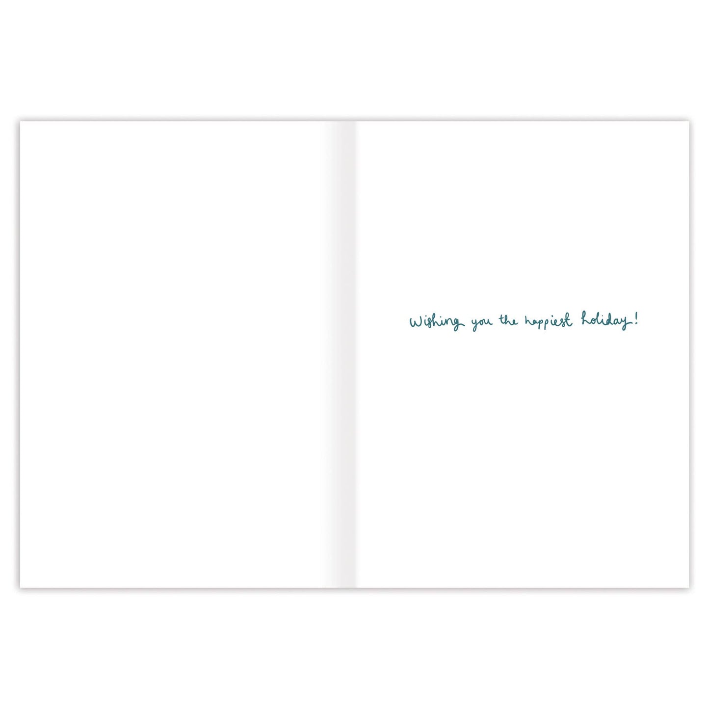 Dachshund Through the Snow Holiday Card